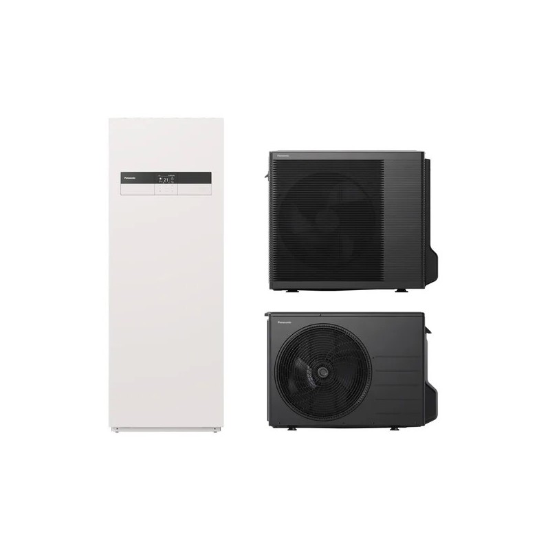 Panasonic oras–vanduo šilumos siurblys WH-ADC0309K3E5AN / WH-UDZ07KE5  su integruotu boileriu